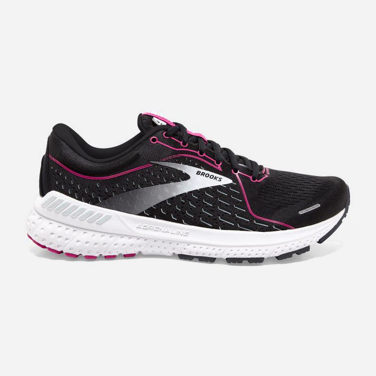 Ténis Brooks Adrenaline Gts 21 Sapatilhas De Corrida Para Estrada Mulher Pretas /Rosa/Escuro (08937T